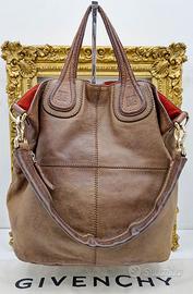 GIVENCHY NIGHTINGALE BORSA a spalla pelle nocciola