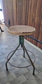 Sgabello da officina anni 60' 