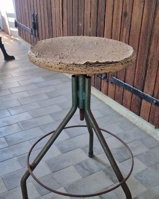 Sgabello da officina anni 60' 