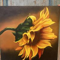 Quadro ad olio Girasole