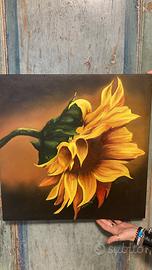 Quadro ad olio Girasole