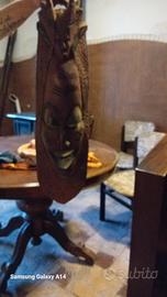 statua da appendere a parete celtica im legno