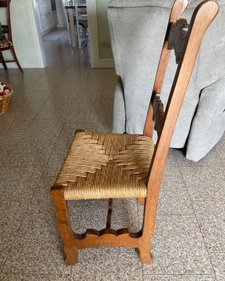 Sedie in legno massiccio