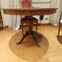 CREDENZA, TAVOLO, 4 SEDIE