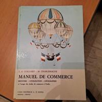 Libro Manuel de Commerce Casa Editrice D'Anna 1966