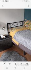 struttura letto in ferro leggero 