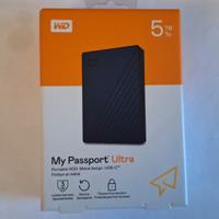 WD 5 TB USB 3.0 Nuovo