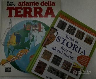 Atlante della terra Mondadori e Storia Giunti