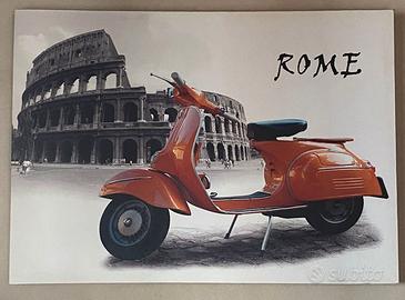 quadro su tela –Roma , stile vintage