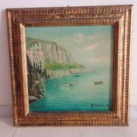 PITTURA su' Legno e Cornice, SCOGLIERA.