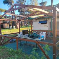 gazebo in legno 4x4