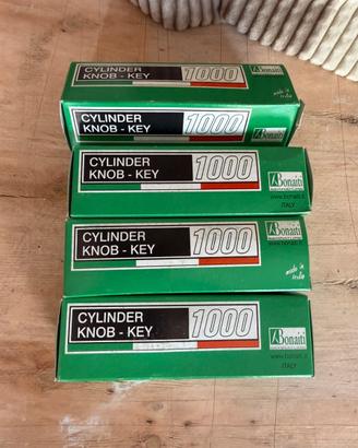 4 CILINDRI BONAITI -MODELLO 1000 CYLINDER KNOB-KEY