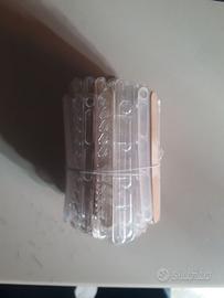 Stecchini caffè plastica e legno