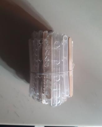 Stecchini caffè plastica e legno