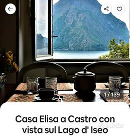 Appartamento con vista sul lago d'Iseo Castro Bg