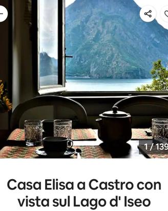 Appartamento con vista sul lago d'Iseo Castro Bg