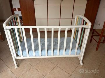 lettino in legno completo + materasso