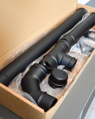 Kit Tubi per Stufa a Pellet Diametro 80 - Inox 316