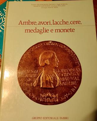 Ambre,avori,lacche,cere, medaglie e monete 