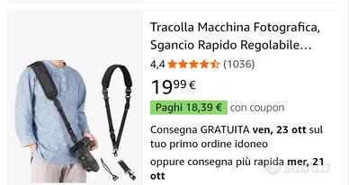 Nikon tracolla per fotocamera 