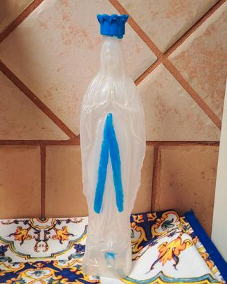 Recipiente acqua benedetta. 19cm madonna di Lourde