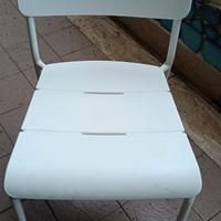 Sedie in plastica dura
