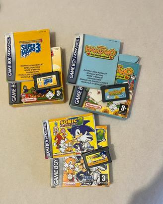 3 giochi Game Boy Advance