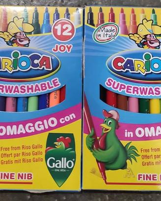 24 Pennarelli Carioca Superwashable Made in Italy