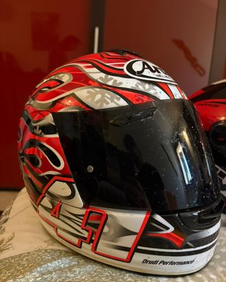 Casco Arai RX-7 e Givi 50.4