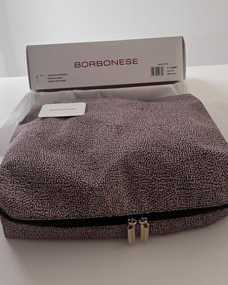 Borbonese Beauty Case Medium OP Natural- con scato