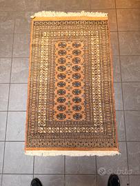 Tappeto Bukhara pakistano 90x160cm annodato a mano