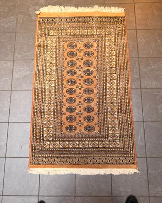 Tappeto Bukhara pakistano 90x160cm annodato a mano
