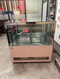 Vetrina orizzontale positiva/negativa 4 lati vetro