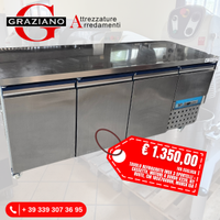 TAVOLO REFRIGERATO inox ISA 3 porte + cassetto