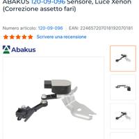 Sensore, Luce Xenon (Correzione assetto fari)