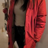 Woolrich Parka rosso donna taglia S 