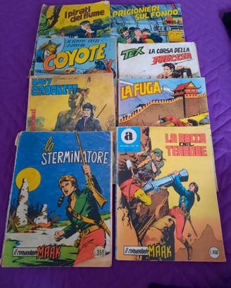 Fumetti anni 70 (Tex, Il comandante Mark, ...)