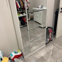 Scarpiera con specchio