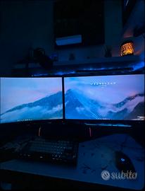 Monitor KTC 2k 165hz HDR +supporto monitor scrivan