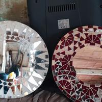 2 specchi a mosaico