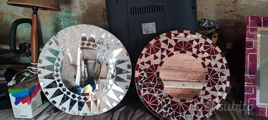 2 specchi a mosaico