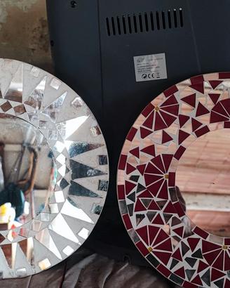 2 specchi a mosaico