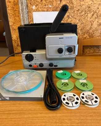 PROIETORE BAUER T181 SOUND SUPER 8 FATTO VIDEO 