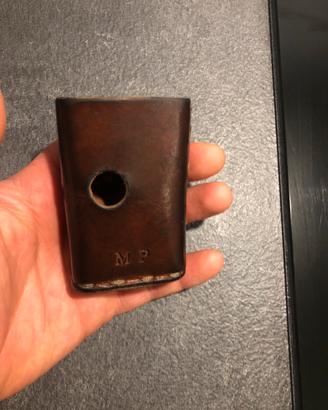Cover in cuoio per billet
