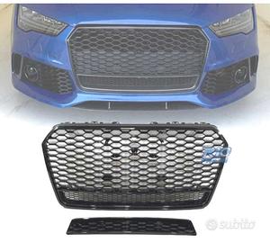 GRIGLIA PER AUDI A7 15-18 LOOK RS7 NERO