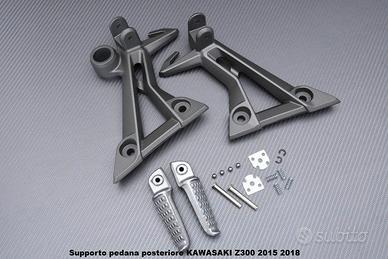 Supporto pedana posteriore KAWASAKI Z300 2015 2018