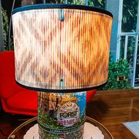 Lampada Artigianale da Tavolo - Base Fustino Birra