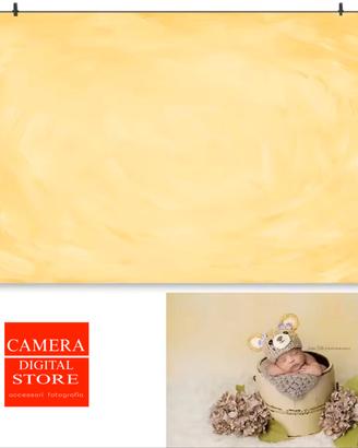 FONDALE FOTOGRAFICO TEXTURE  3X2m  SFONDO GIALLO