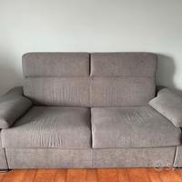 Divano con letto materasso in memory