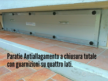 Finestre antiallagamento in alluminio a doghe